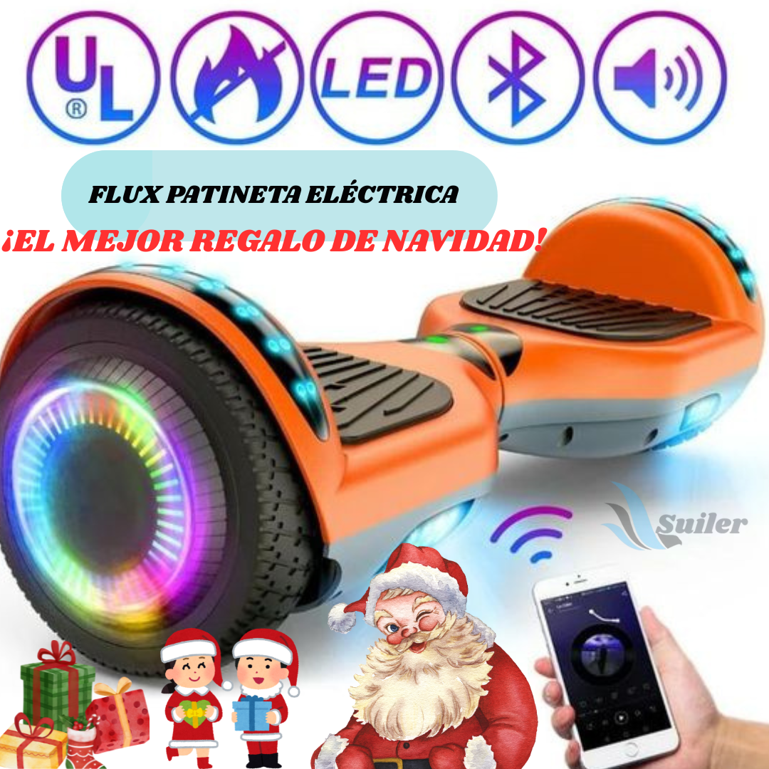 Flux™ ⚡Patineta Electrica RGB Scooter Smart