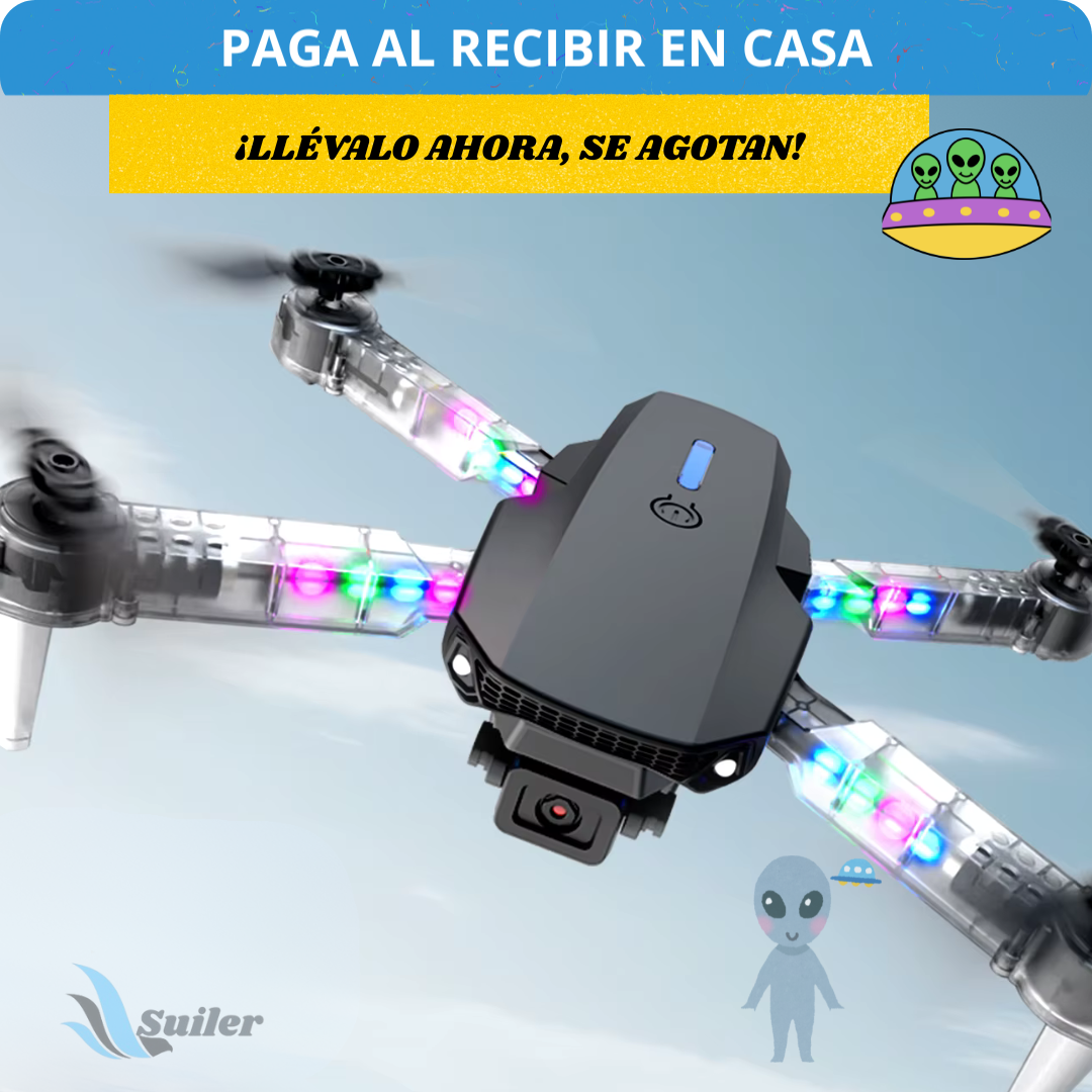 DRON NOVA™️E88D PRO CON LUCES LED