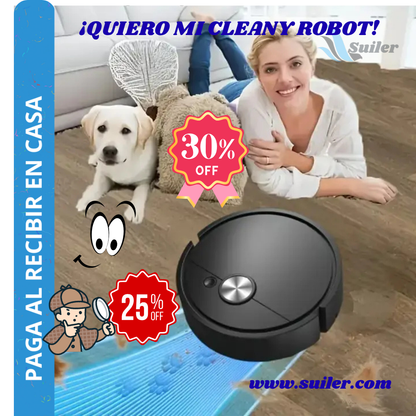 Cleany™ROBOT ASPIRADORA AUTOMÁTICO 2 EN 1