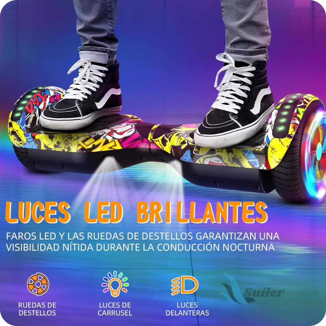 Flux™ ⚡Patineta Electrica RGB Scooter Smart