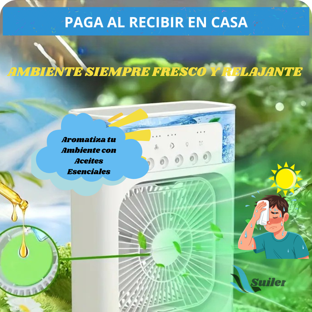 CoolMist™ Mini Ventilador Enfriador  Humificador