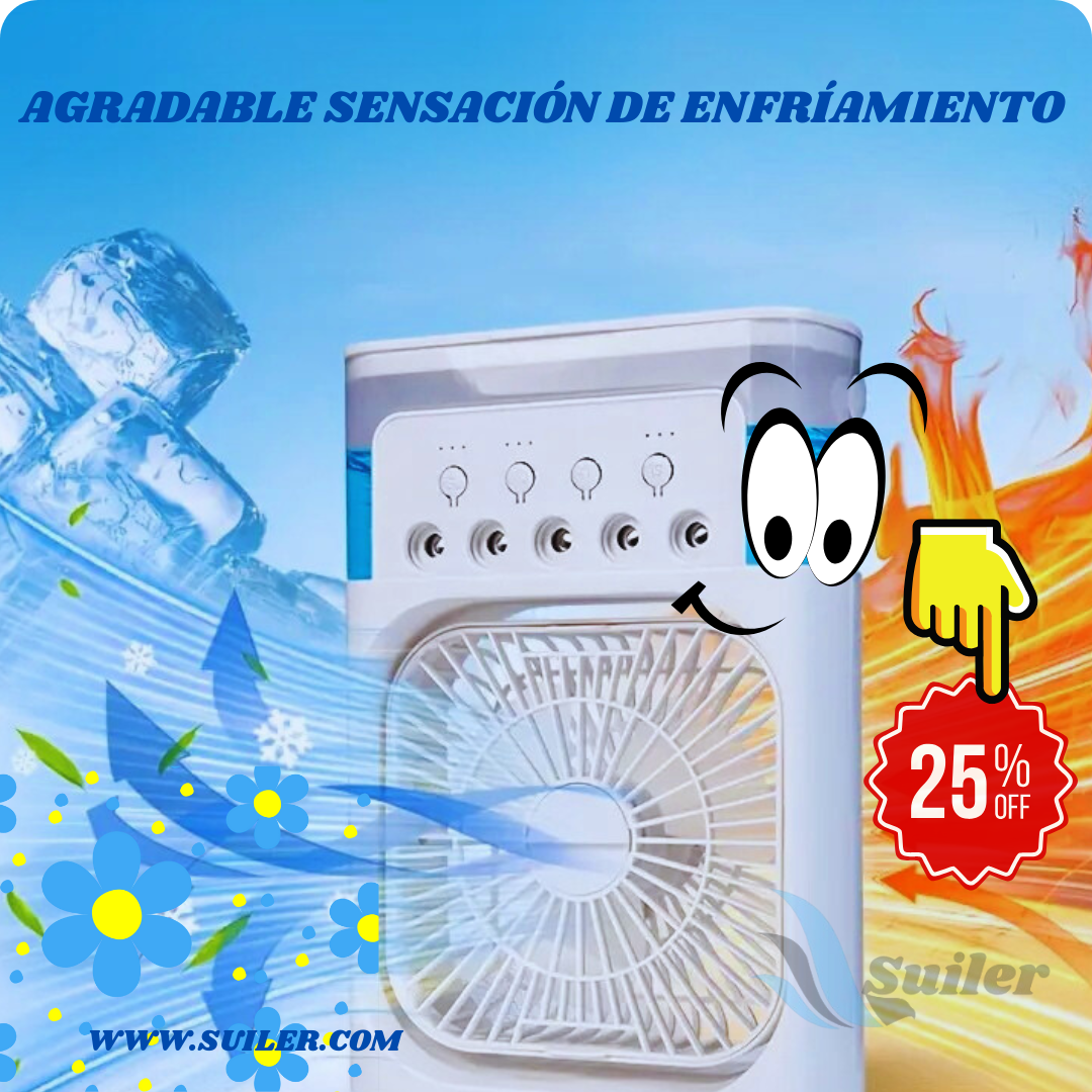 CoolMist™ Mini Ventilador Enfriador  Humificador