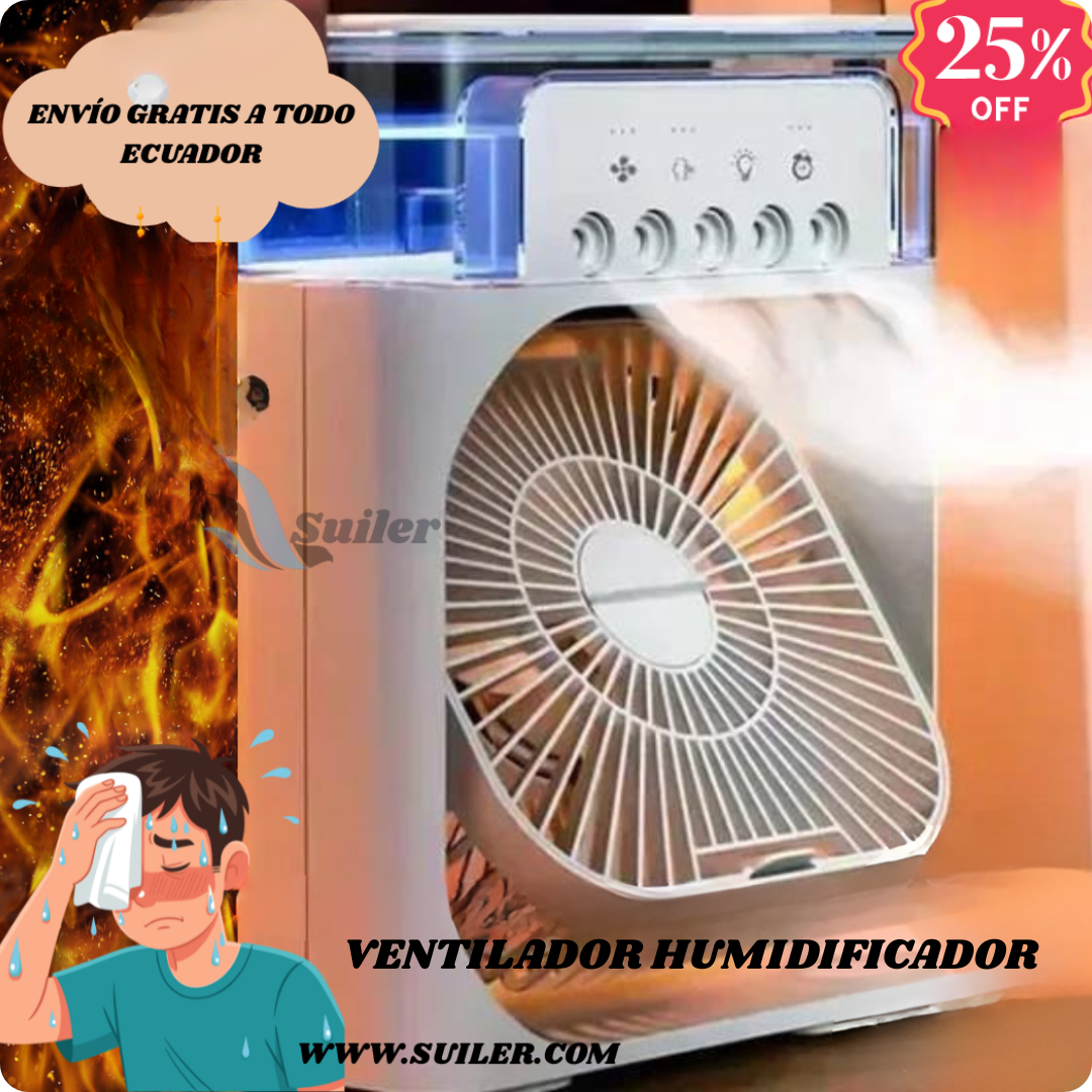 CoolMist™ Mini Ventilador Enfriador  Humificador